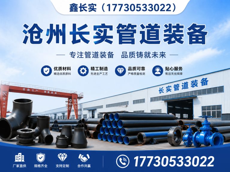 南皮县沧州长实管道装备展示图